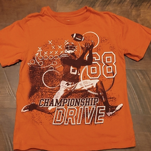 Burnt Orange Football Shirt
